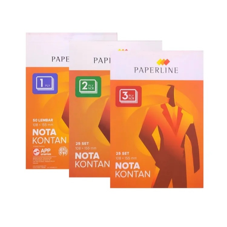 

Buku Nota KECIL Kontan PAPERLINE 1 ply 1play 2 ply 3 ply 1rangkap 2 rangkap 3 rangkap