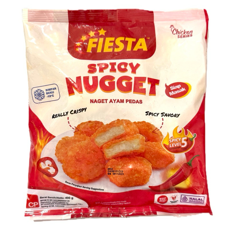 

Fiesta Spicy Nugget Ayam Pedas 400g