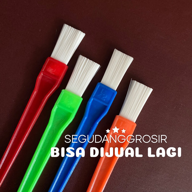 6 PCS DAN 1 LUSIN KUAS KUE / KUAS KUE PLASTIK / KUAS MENTEGA / KUAS PANGGANGAN / KUAS KUE KECIL MURA