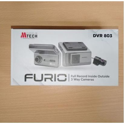 MTech DVR-803 Dashcam 3 Inch IPS Layar Sentuh 4K + 1080p Dual Kamera G-Sensor