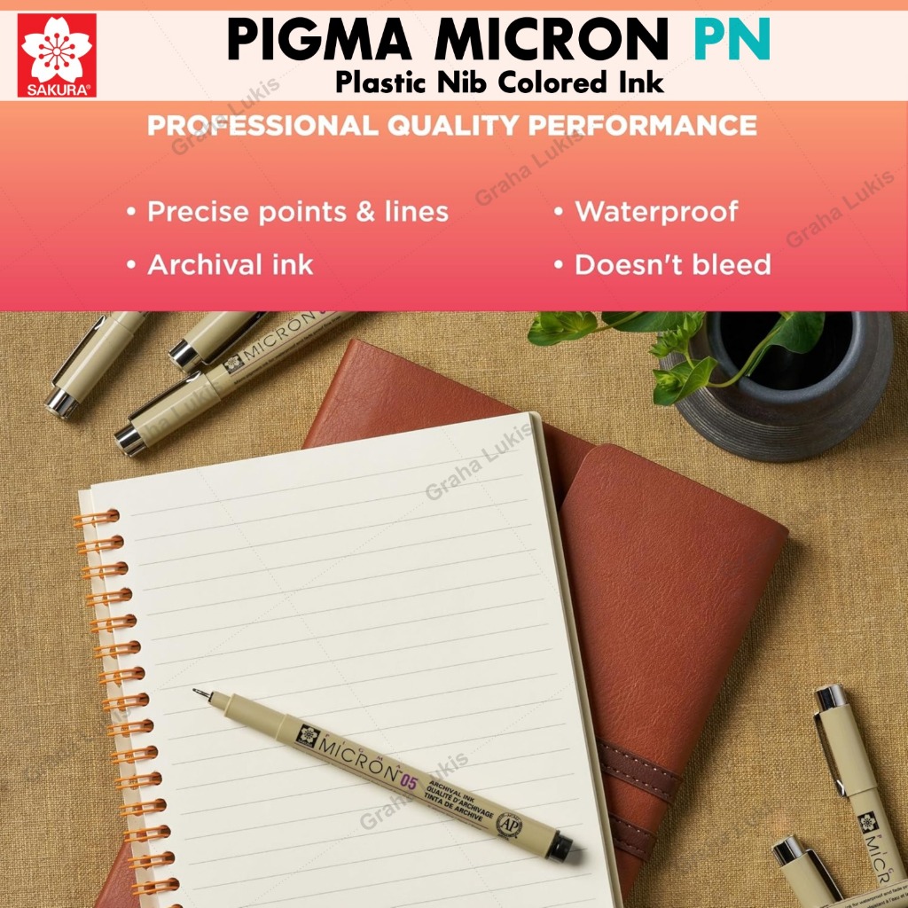 

H7Y SAKURA PIGMA MICRON PEN PN (Plastic Nib)