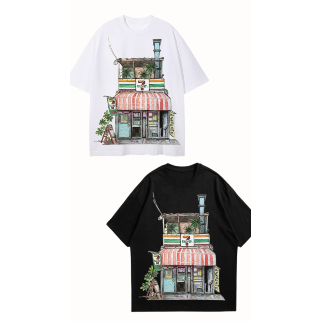 t-shirt seven eleven mart