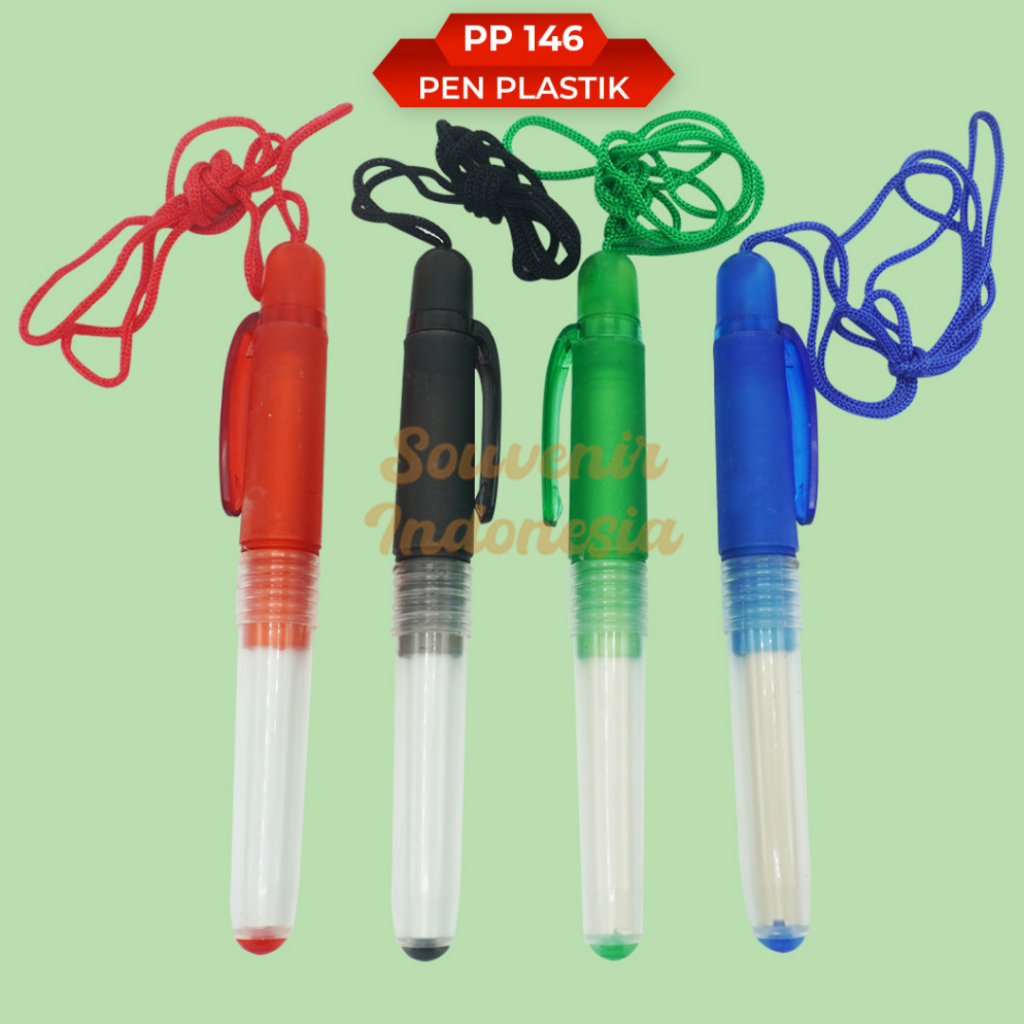 

Pen Plastik Murah Dan Praktis, Cocok Untuk Sehari-Hari Custom Logo/Nama PP 146