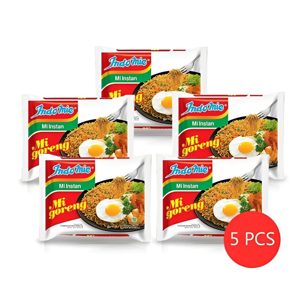 

5 Pcs Indomie Goreng Mie Instan
