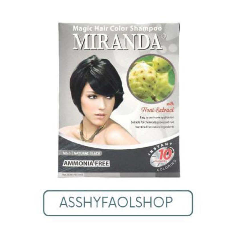 MIRANDA magic hair color shampoo