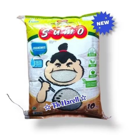 

Beras sumo kemasan hijau 10kg