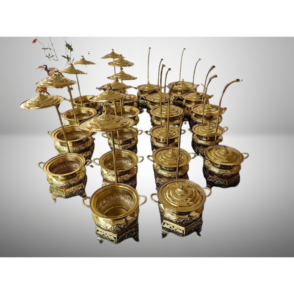Toya Art Gallery Chafing Dish/ Pemanas Makanan Catering Kuningan Mewah