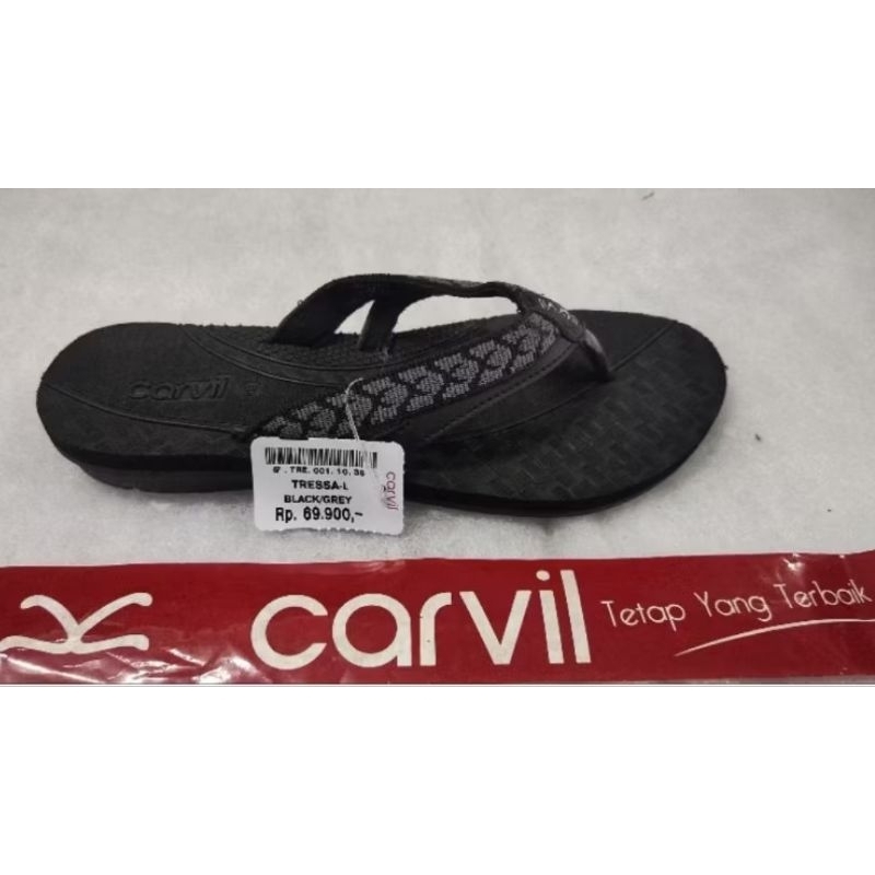 Sandal jepit sponge carvil cewek original harga spesial
