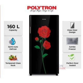 Kulkas Polytron 1 pintu Belleza Varia PRA16DRX PRA-16DRX