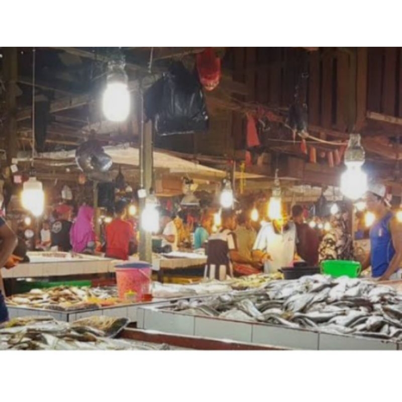 

Aneka ikan segar pasar pagi Flamboyan