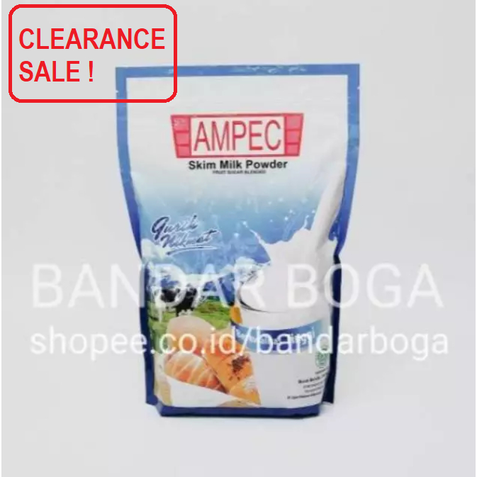 

CLEARANCE SALE - Susu Bubuk Skim Milk Ampec 1Kg