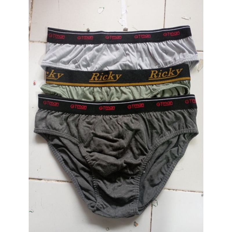 celana dalam pria karet GTMAN/RICKY ORIGINAL(sortiran pabrik)