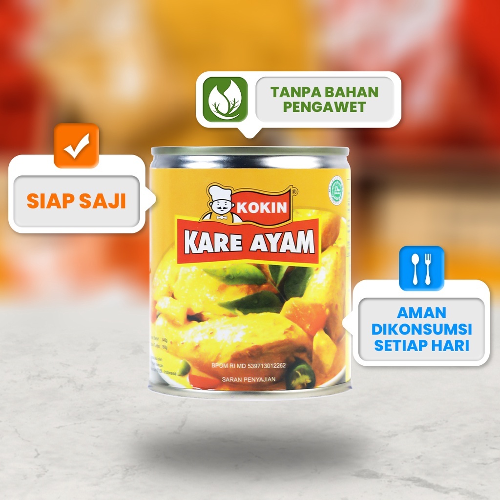 

Maknyuss1 Bundling Kari Ayam 325 Gram + Kari Kambing 195 Gram Makanan Kaleng Siap Saji - Kokin