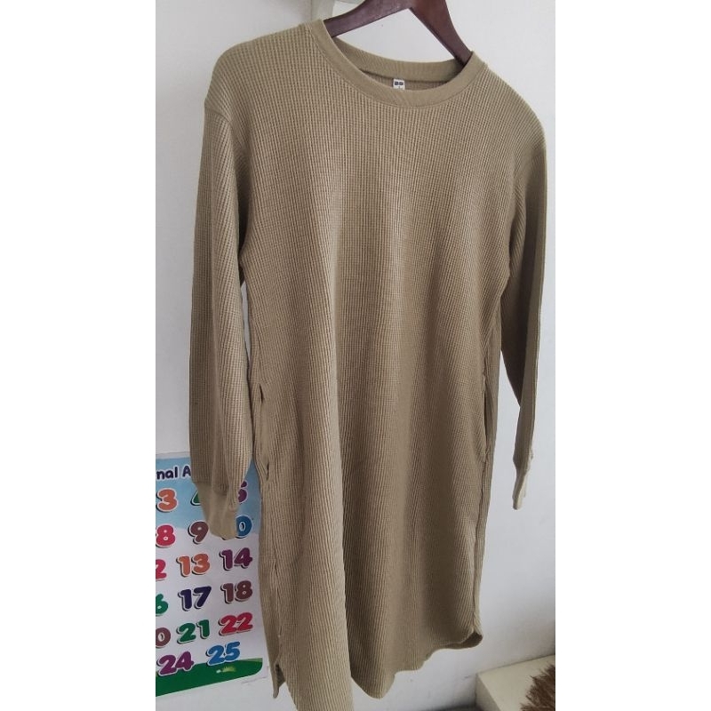 Tunik Waffle Uniqlo