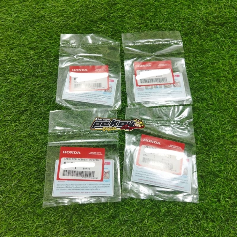 stiker coolant radiator all Vario Made in Honda thailand