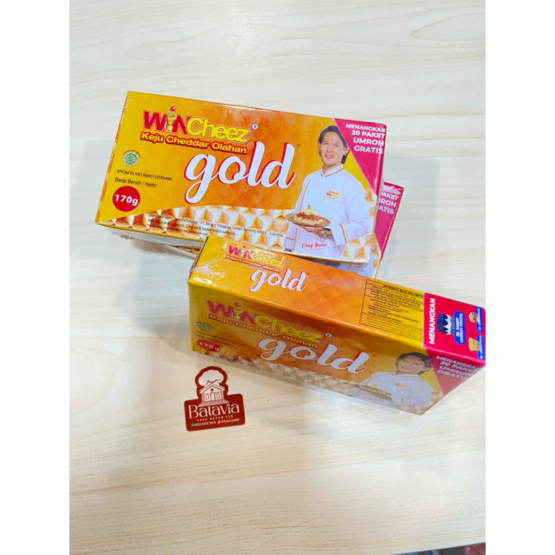 

WinCheez Gold Kue Cheddar 170g | Keju wincheez