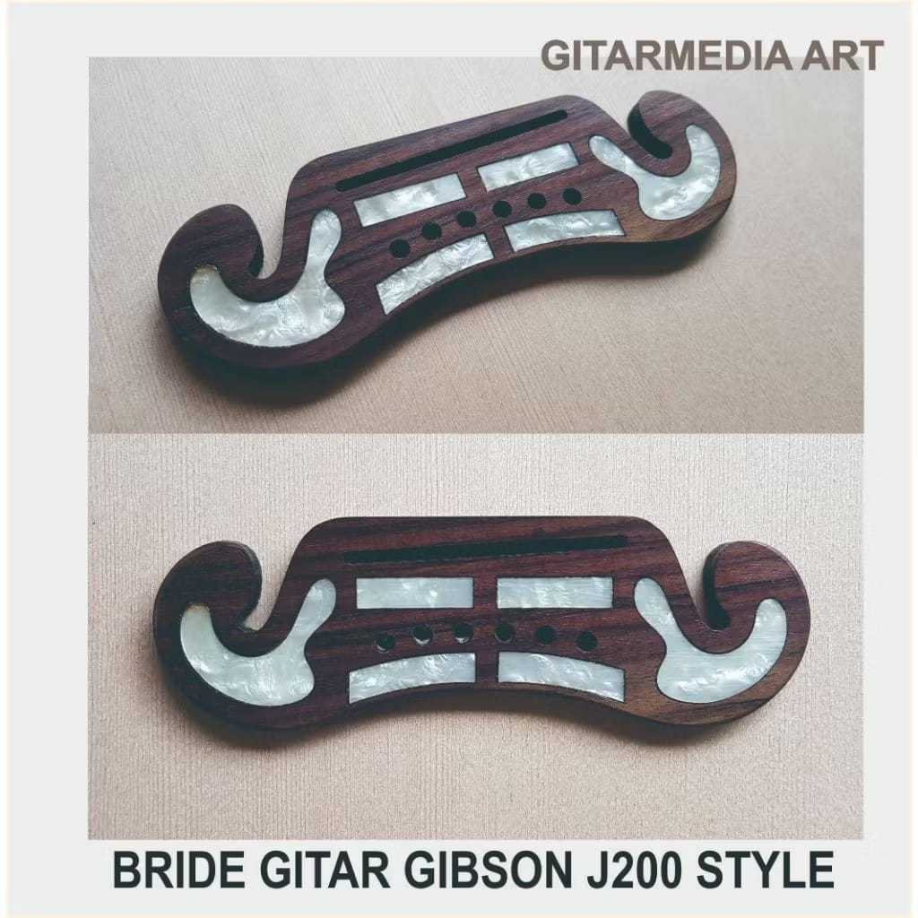 Bridge gibson j200 akustik - jembatan gitar akustik j200 gibson