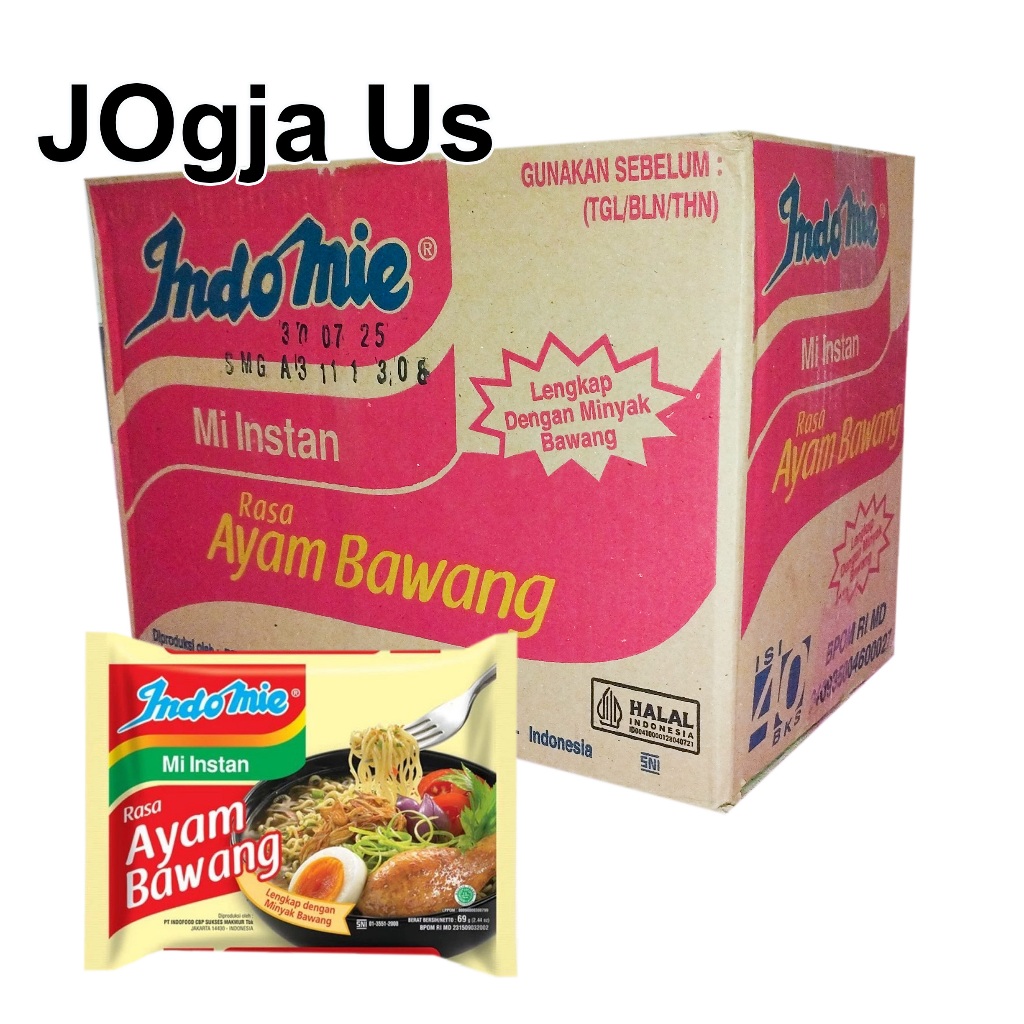 

Indomie Rasa Ayam Bawang Mie instan Indomie Indofood 1 Dus Karton