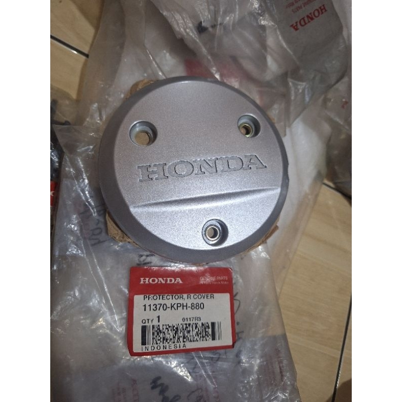 cover tutup protector bak kanan kopling honda supra x125 karisma 125 original ahm honda 11370-KPH-88