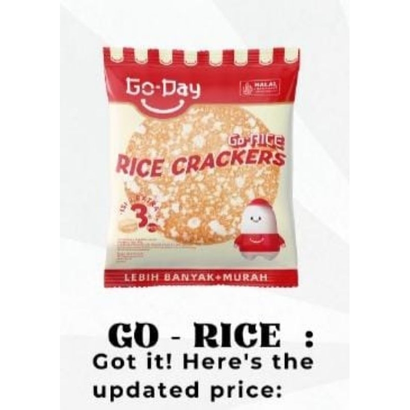 

Go-Day Rice Crackers 1=(8pcs)