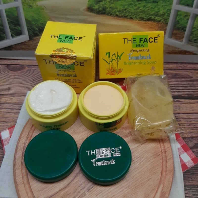 PAKET TEMULAWAK THE FACE 3IN1 BPOM