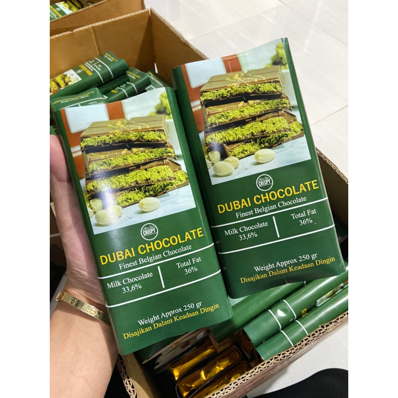 

DUBAI CHOCOLATE PREMIUM MILK / COKLAT DUBAI PREMIUM