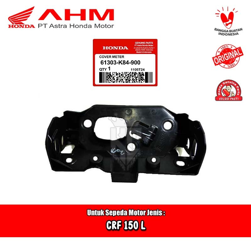 Dudukan Speedometer KM Bagian Bawah Cover Meter Honda CRF 150 Original AHM 61303-K84-900