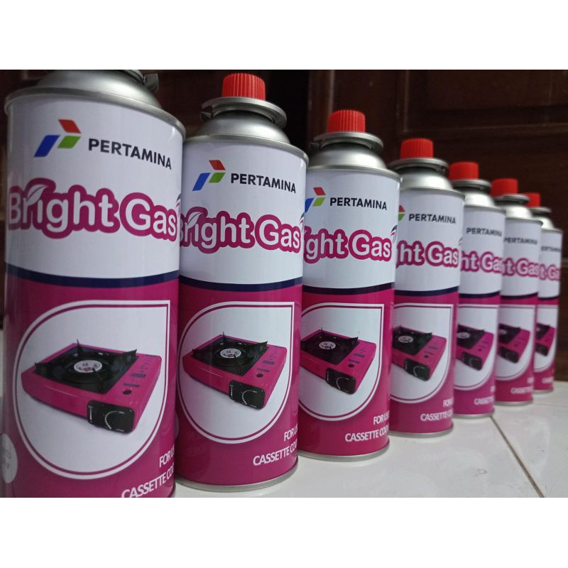 Gas Portable 220 Gram Bright Gas Can Pertamina