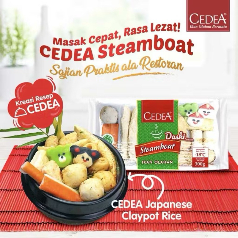 

Cedea Steamboat ( Saus Dashi (Kaldu) / Saus Tomyum ) 300 gr