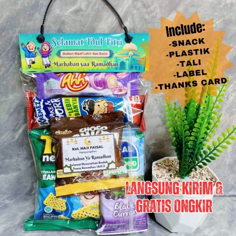 

(NO COD) PAKET SNACK ULANG TAHUN ANAK / BINGKISAN TERMURAH FREE LABEL PARSEL