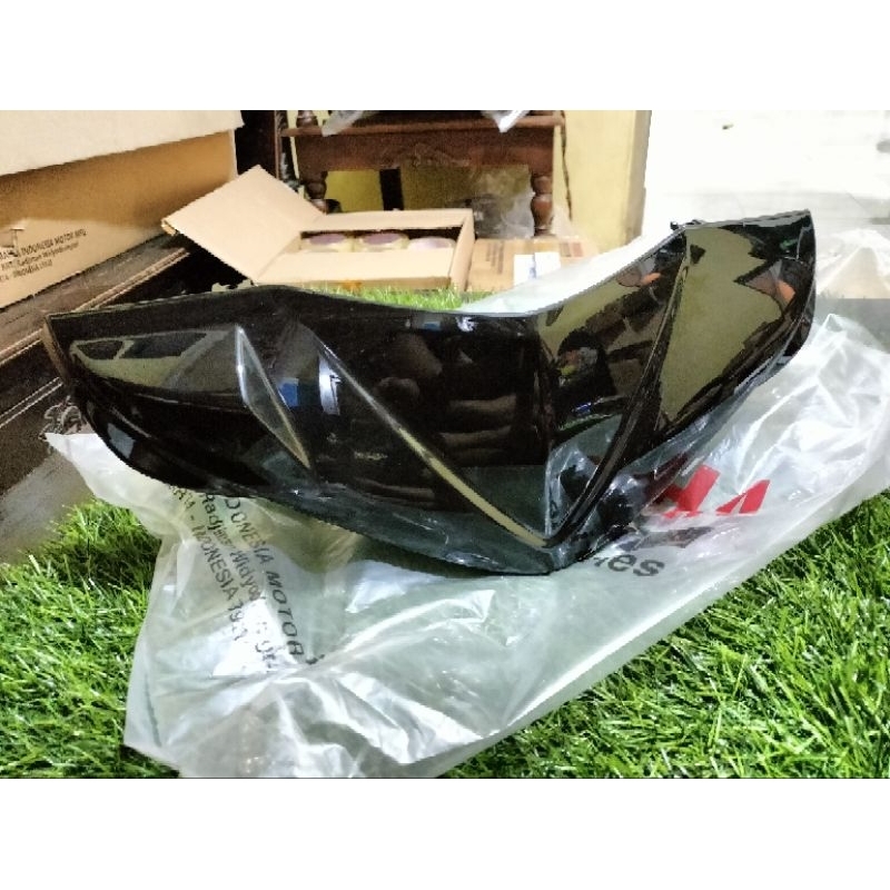 batok depan mio soul karbu hitam original cover batok depan mio soul karbu original cover kepala dep