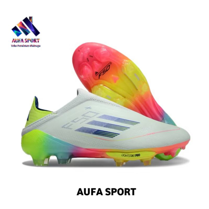 SEPATU BOLA ADIDAS F50+ LACELLESS STELLAR ICON FG | SEPATU BOLA ADIDAS | SEPATU ADIDAS COD