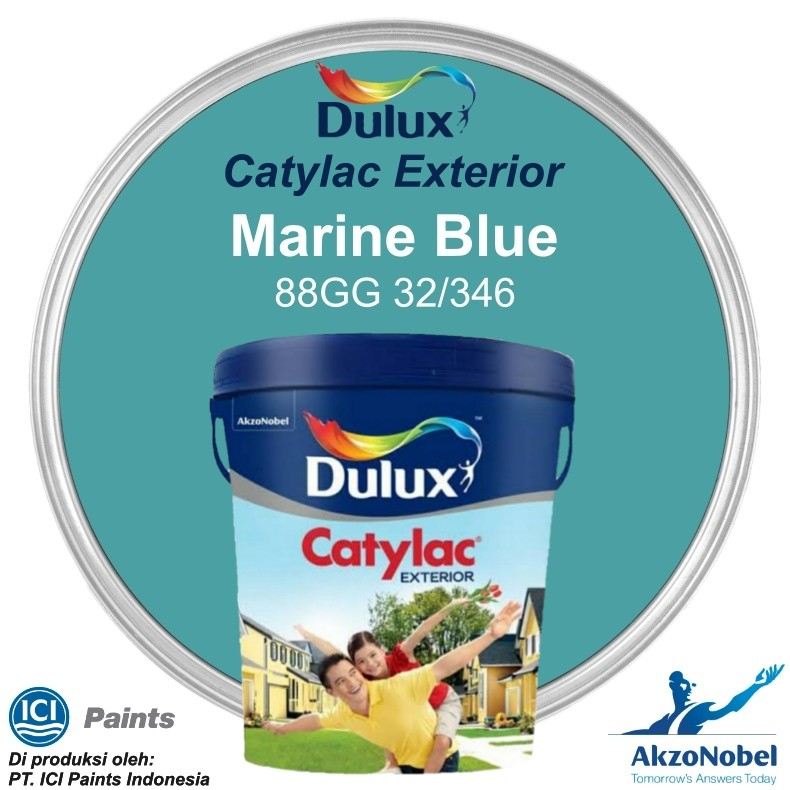 CAT DULUX CATYLAC EXTERIOR 25 KG - MARINE BLUE 88GG 32/346
