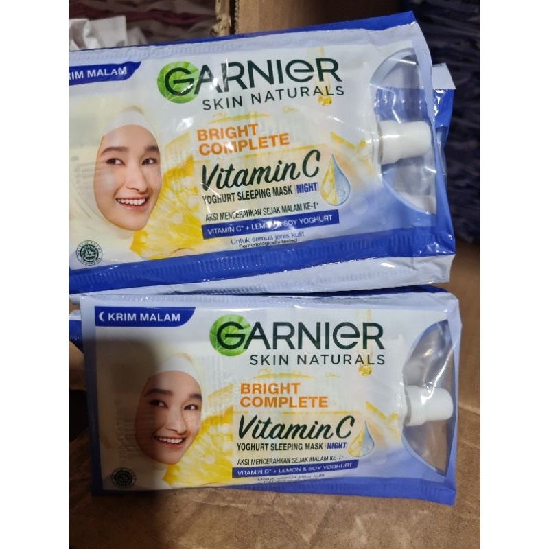 (1renteng) CREAM GARNIER SASET NIGHT