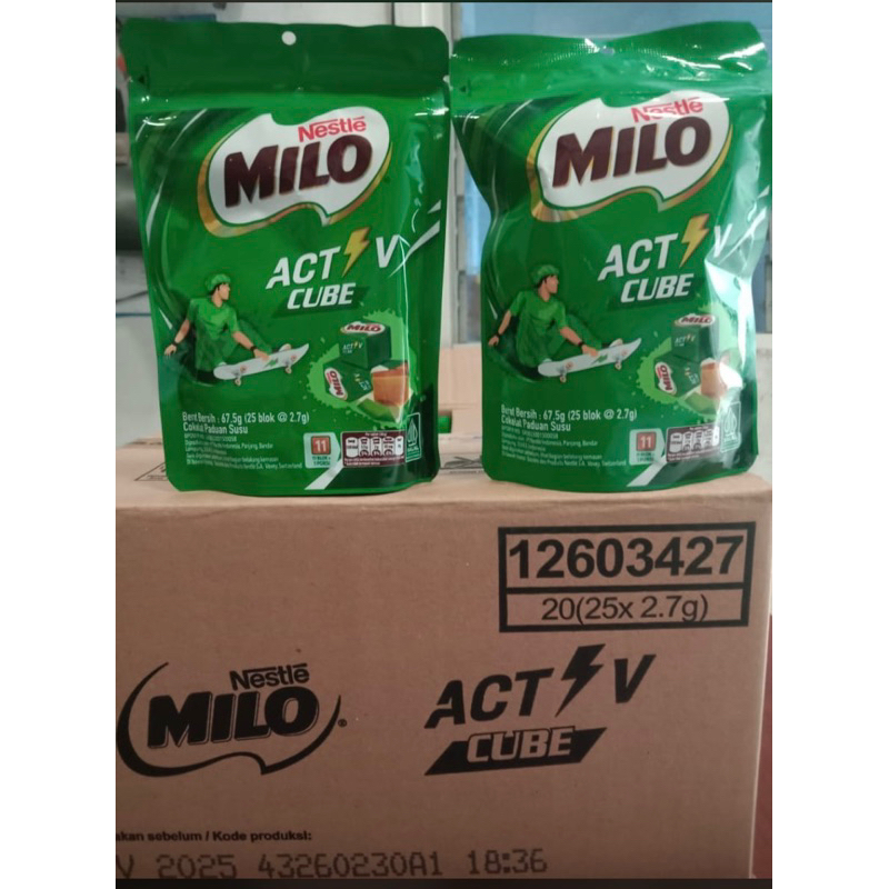 MILO TUBE ISI 25pcs