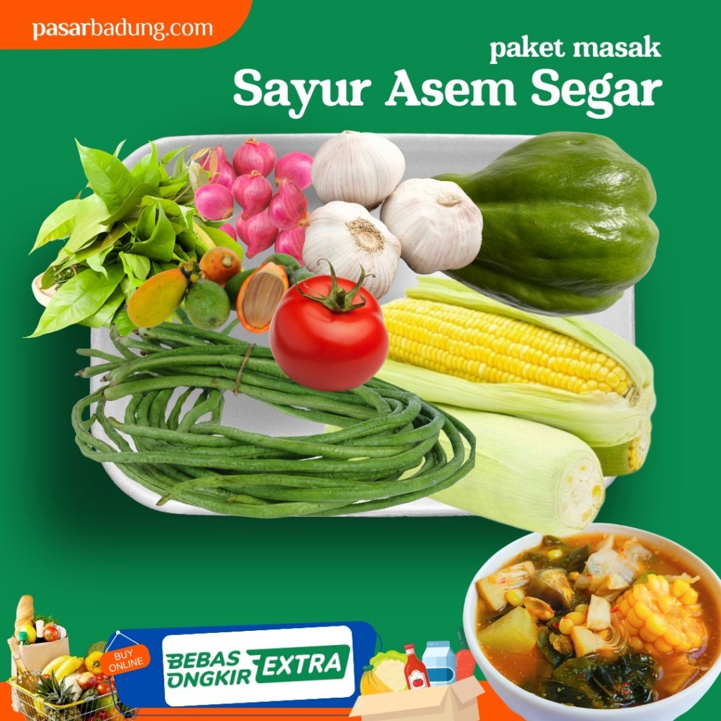 

Paket sayur asem speciall