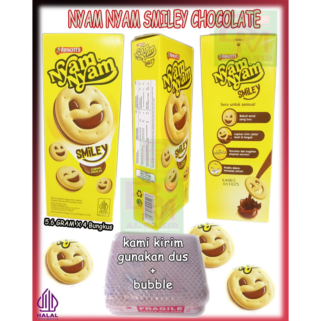 

Nyam Nyam Smiley 23 Gram Isi 4 Bungkus