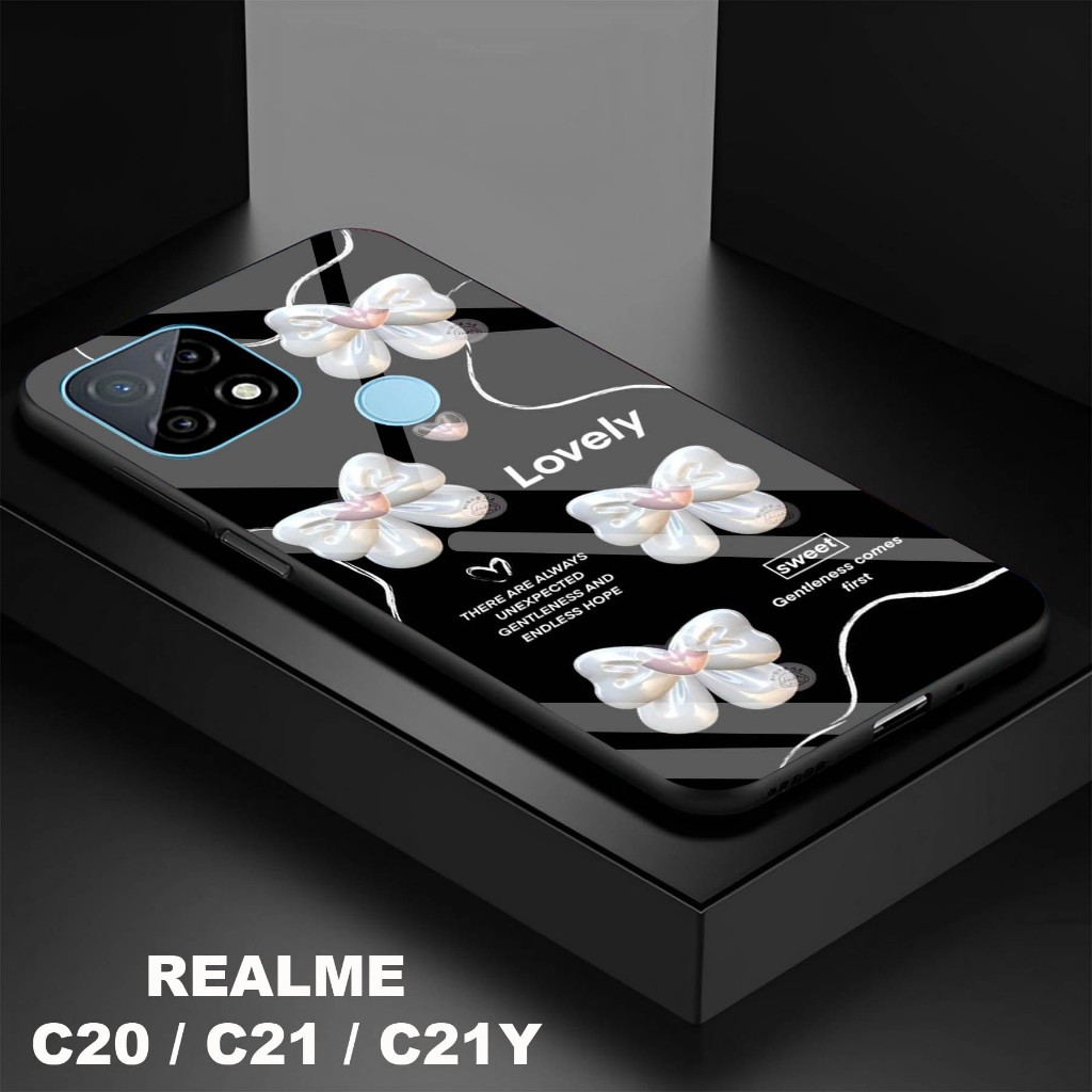 Softcase Kaca Kilau Realme C20 / C21 C21Y - Softcase Kaca Realme C20 / C21 C21Y - Softcase Kaca Kila