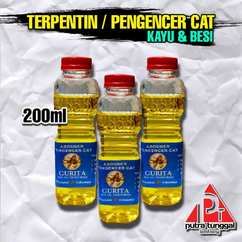 

Pengencer Cat Kayu dan Besi Therpentin