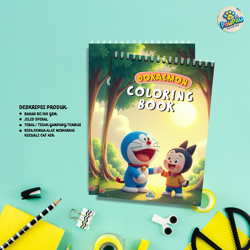 

Coloring Book Anak (BUKU MEWARNAI) Edisi DORAEMON by PawPaw Edukids