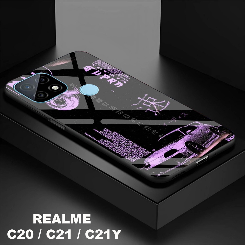 Softcase Kaca Kilau Realme C20 / C21 C21Y - Softcase Kaca Realme C20 / C21 C21Y - Softcase Kaca Kila
