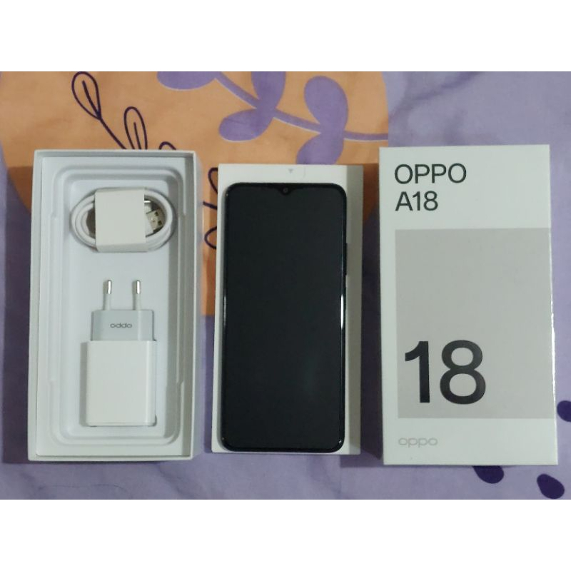 OPPO A18 SECOND BAGUS