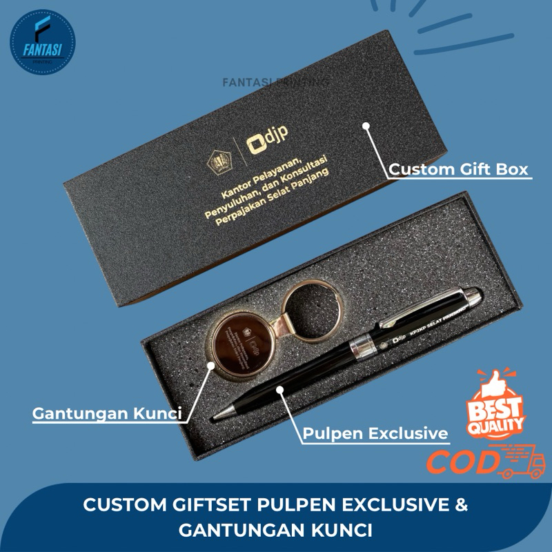 Custom Giftset Ballpoint & Gantungan Kunci