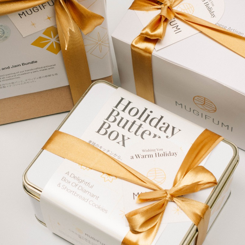 

Mugifumi New Year Holiday Hampers - Shokupan & Butter Cookies Bundle