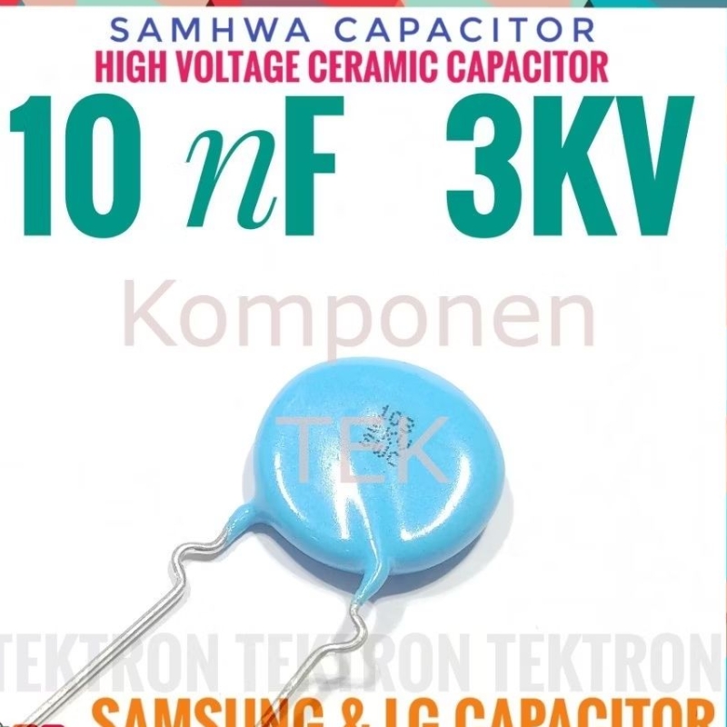 Samhwa 10nF 3KV Ceramic Capacitor 103 3000V Keramik High Voltage