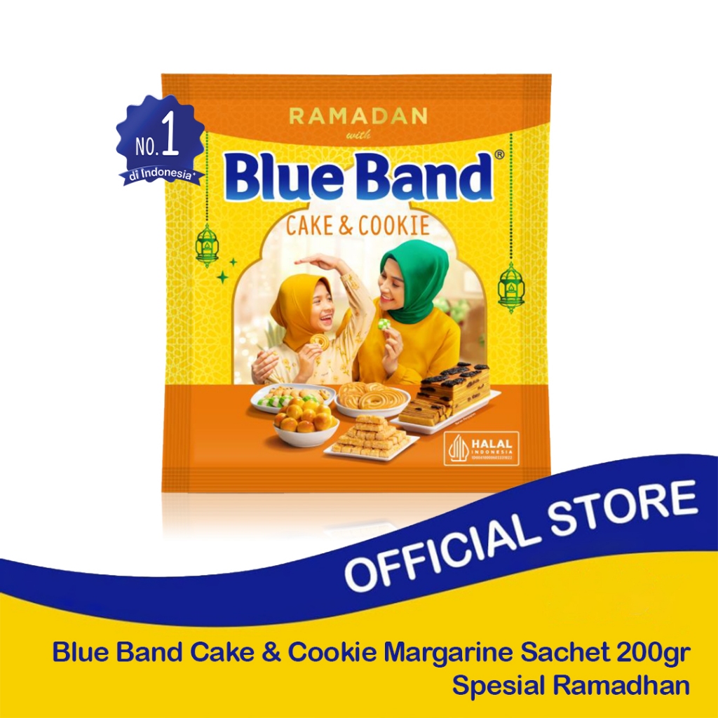 

Blue Band Cake & Cookie Margarine Sachet 200gr - Spesial Ramadhan