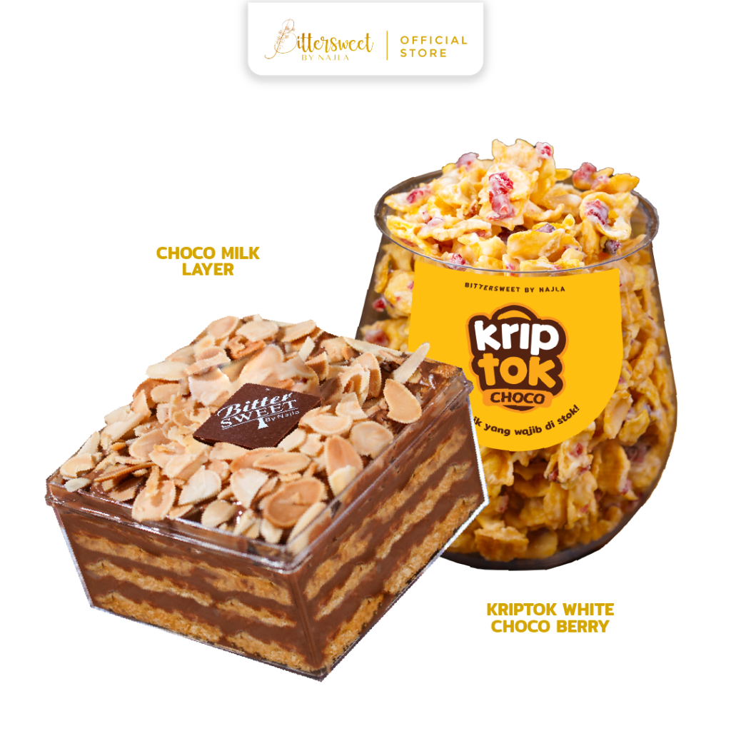 

Choco Milk Layer + Kriptok White Choco Berry