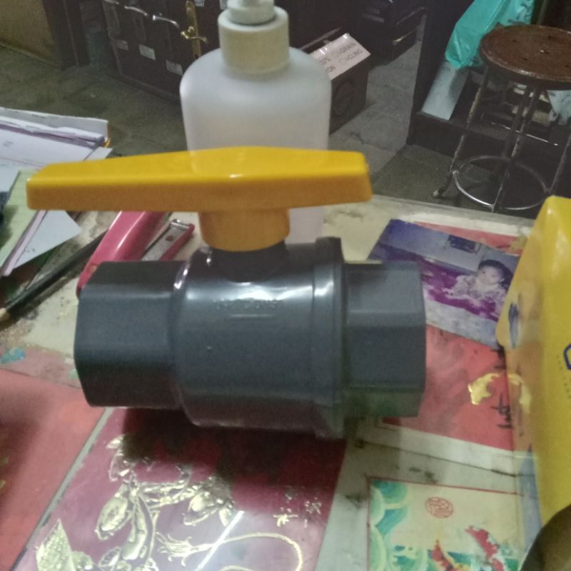 stop kran pvc plastik merk ONDA