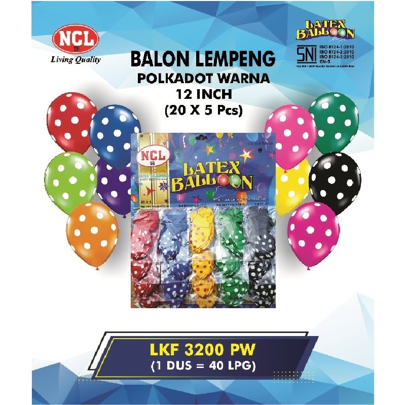 

NCL BALON FS POLKADOT WARNA LKF-3200PW