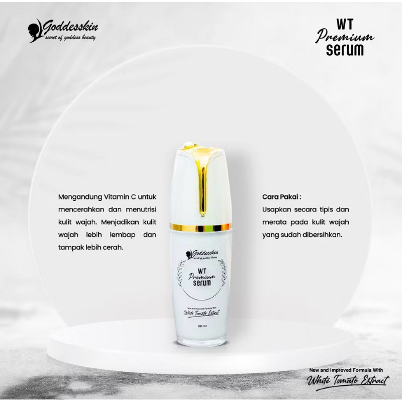 [New] Goddesskin White Tomato Serum Premium 20ml